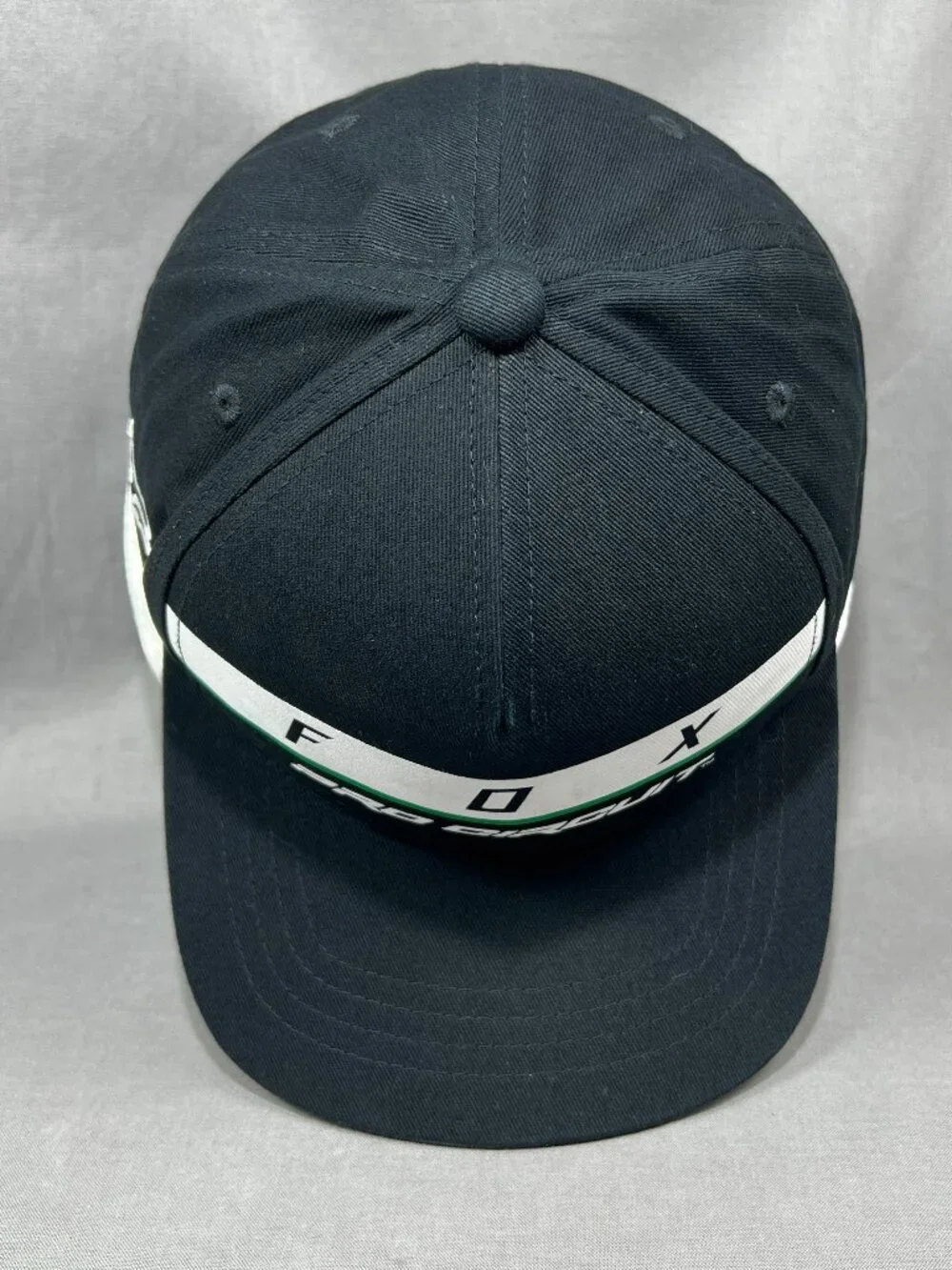 Fox Racing Pro Circuit Baseball Youth Hat OSFM Black Motocross Snapback Cap